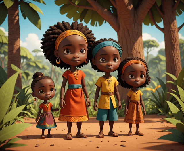 Cover illustration for Anansi's Brave Journey
