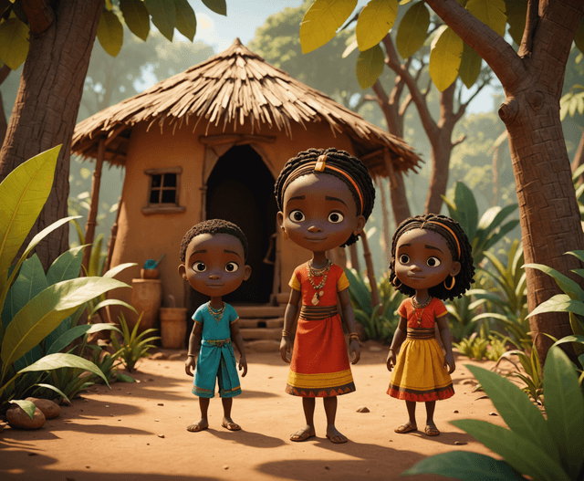 Cover illustration for Kwaku's Rhythmic Journey
