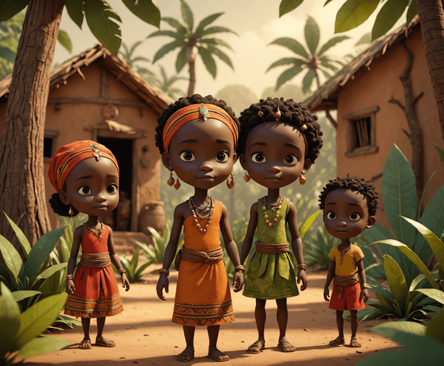 Cover illustration for Kojo and the Lost Goat
