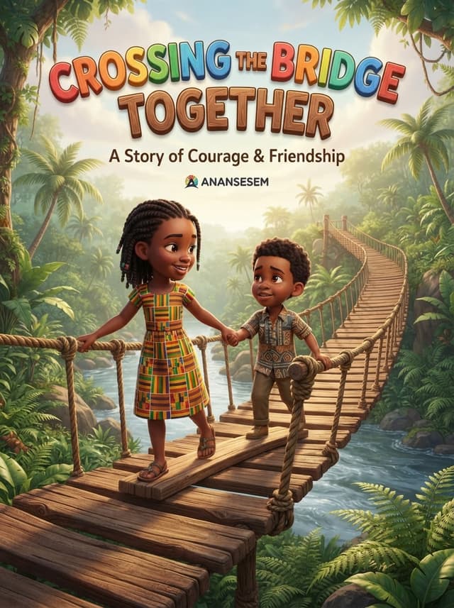 Cover illustration for Crossing the Bridge Together