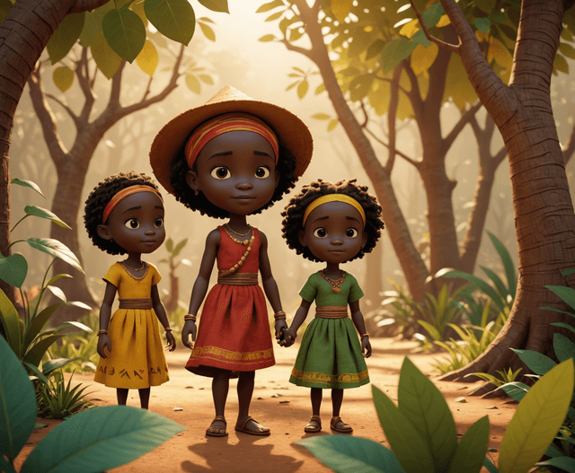 Cover illustration for Kwame and the Heavy Pot