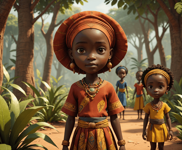 Cover illustration for Anansi's Berry Quest