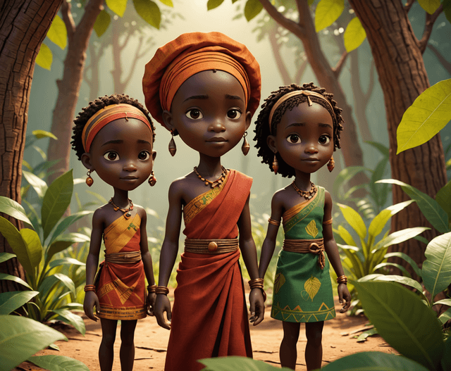 Cover illustration for Kwame's Kind Heart