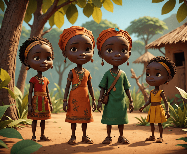 Cover illustration for Anansi and the Clay Pot of Wisdom