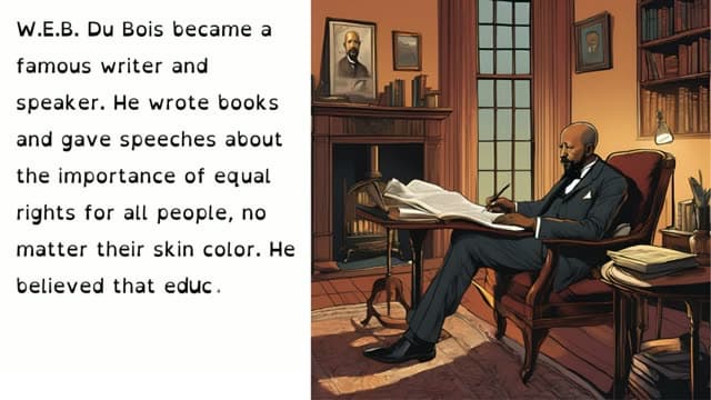 Cover illustration for W.E.B. DU BOIS: A REBIRTH IN THE MOTHERLAND