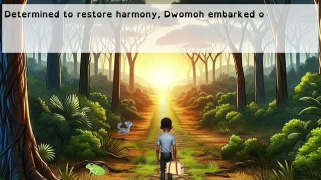 Cover illustration for Dwomoh and the Gift of Peace