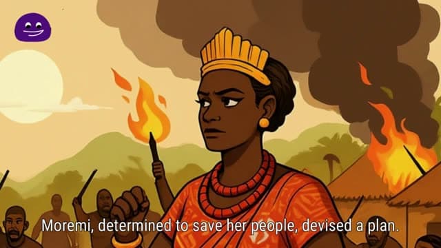 Cover illustration for The Story Of Moremi