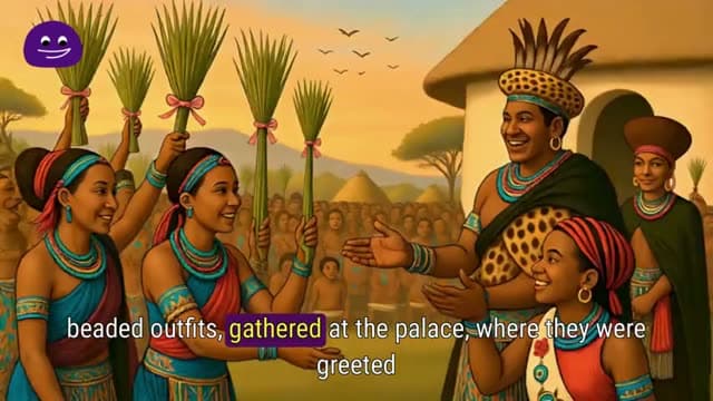 Cover illustration for THE ZULU REED DANCE