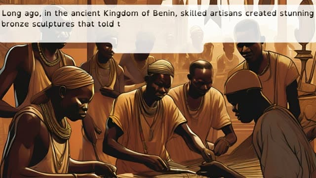 Cover illustration for Benin's Bronze Art: Craftsmanship and Cultural Identity