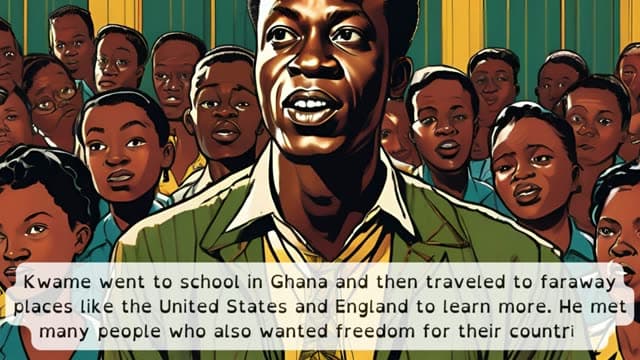 Cover illustration for Kwame Nkrumah: Dreaming of a United Africa