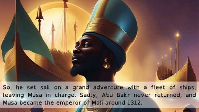 Cover illustration for The Legendary Mansa Musa: Emperor of Wealth and Influence