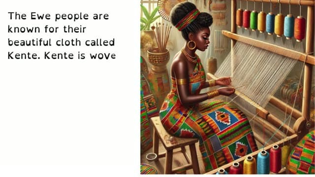 Cover illustration for The Ewe People Culture and Migration
