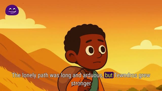 Cover illustration for Tewodros and the Path of Discovery