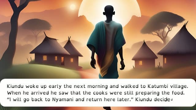 Cover illustration for GREEDY KIUNDU