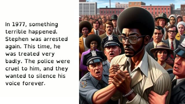 Cover illustration for BANTU STEPHEN BIKO: THE MARTYR OF BLACK CONSCIOUSNESS