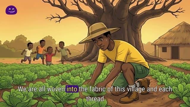 Cover illustration for Whispers In the Baobab's Shade