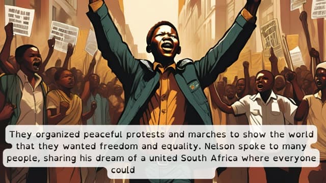 Cover illustration for Nelson Mandela: Long Walk to Freedom and Unity