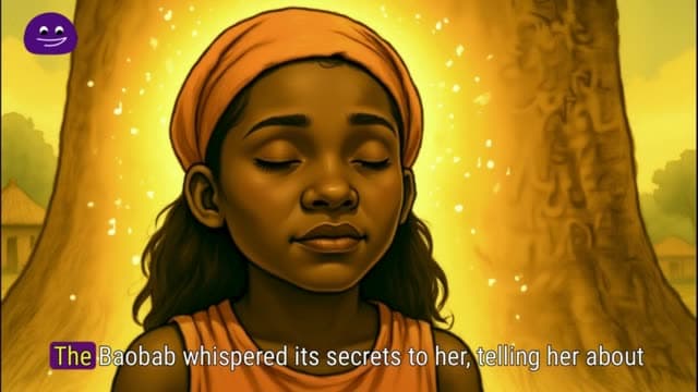 Cover illustration for THE SECRET OF THE BAOBAB TREE